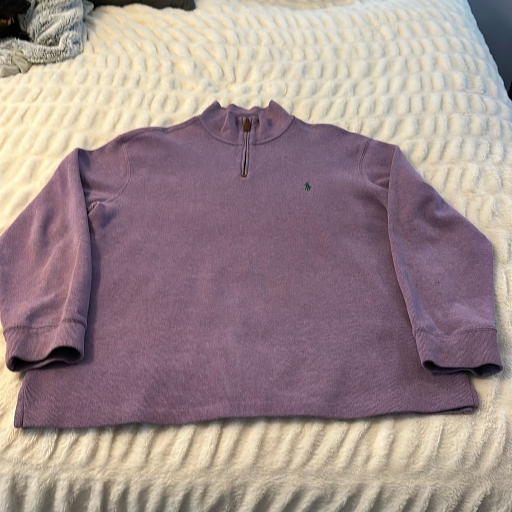 Polo, Ralph Lauren mens 1/4 zip pull over